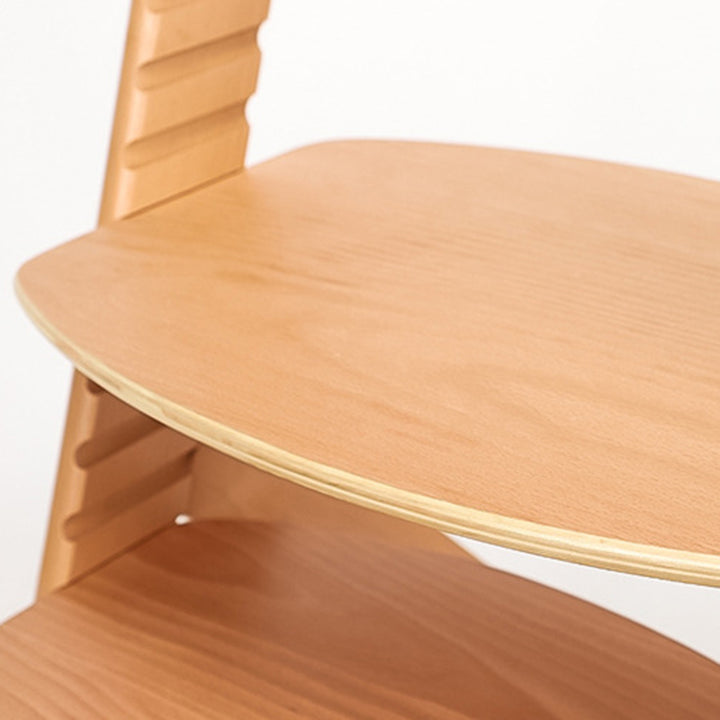 Modern Minimalist Plywood Adjustable Curved Kids High Chair Baby Dining Chair With Armrest &amp; Backrest For Living Room
