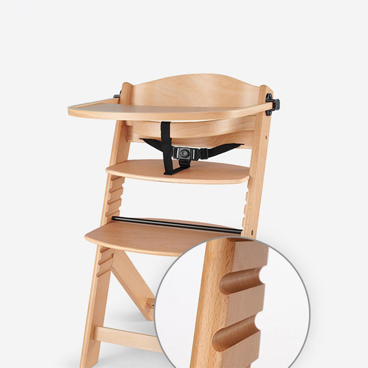 Modern Minimalist Plywood Adjustable Curved Kids High Chair Baby Dining Chair With Armrest &amp; Backrest For Living Room