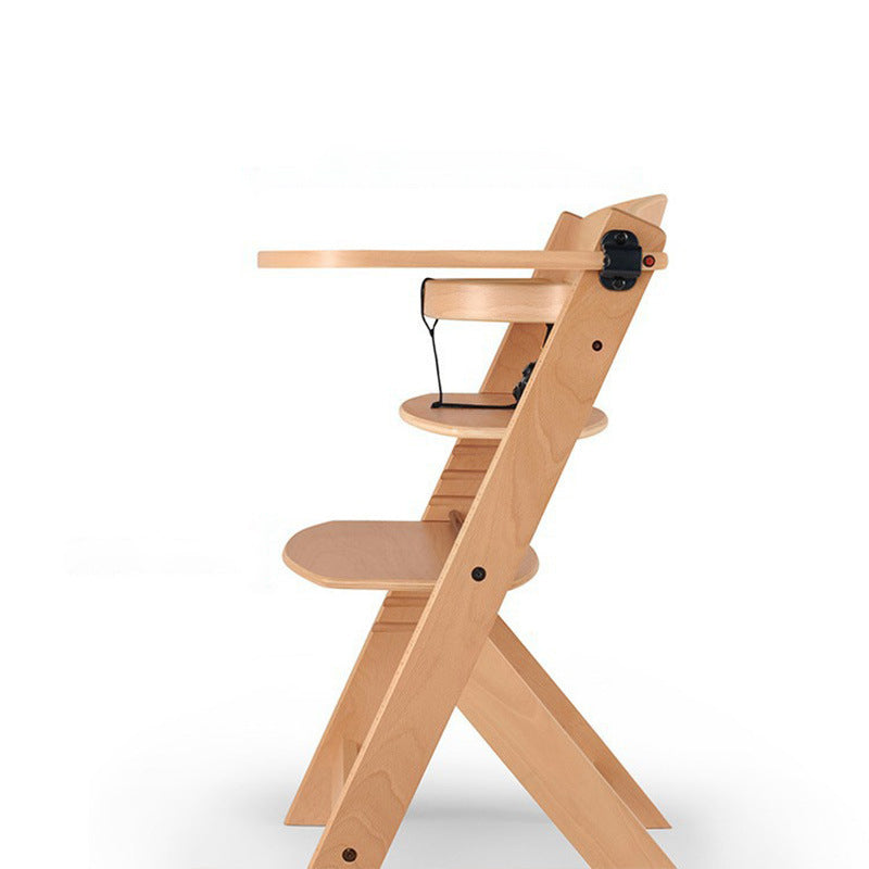 Modern Minimalist Plywood Adjustable Curved Kids High Chair Baby Dining Chair With Armrest &amp; Backrest For Living Room