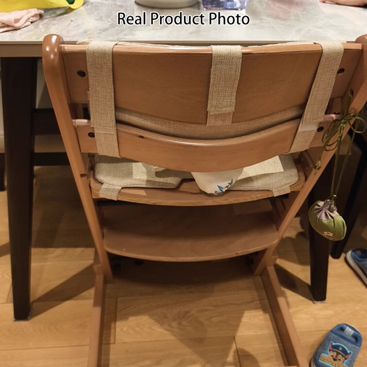 Modern Minimalist Plywood Adjustable Curved Kids High Chair Baby Dining Chair With Armrest &amp; Backrest For Living Room