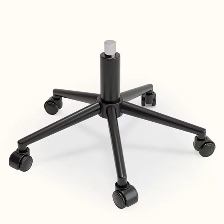 Modern Minimalist Fabric Nylon Plastic Steel Electroplated Metal Ergonomic Desk Chair Backrest For Home Office