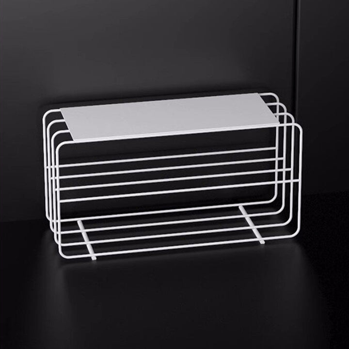 Modern Minimalist Rectangular Steel &amp; Iron Shoe Bench Armless For Entryways
