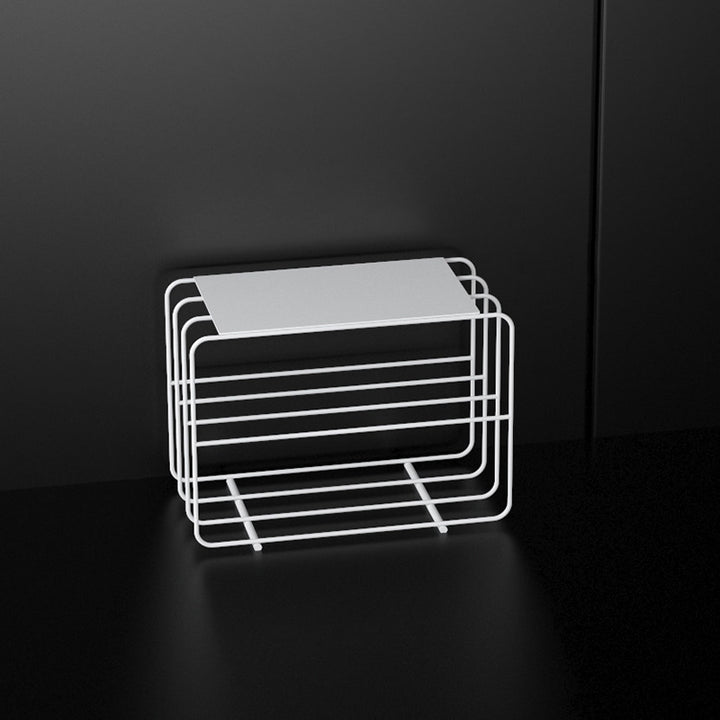 Modern Minimalist Rectangular Steel &amp; Iron Shoe Bench Armless For Entryways
