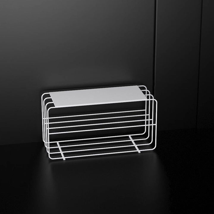 Modern Minimalist Rectangular Steel &amp; Iron Shoe Bench Armless For Entryways