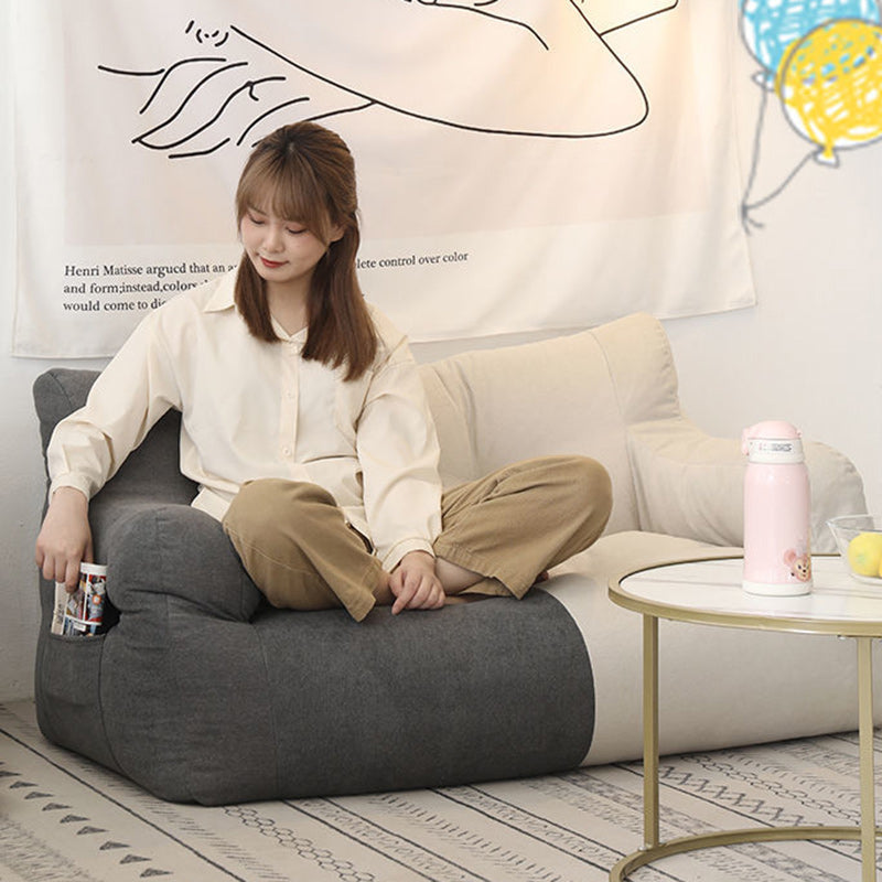 Canapé en tissu tatami carré minimaliste moderne pour salon 