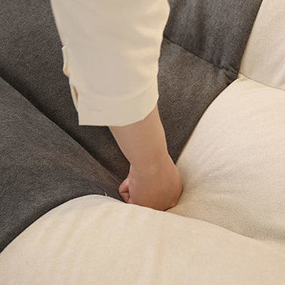 Canapé en tissu tatami carré minimaliste moderne pour salon 