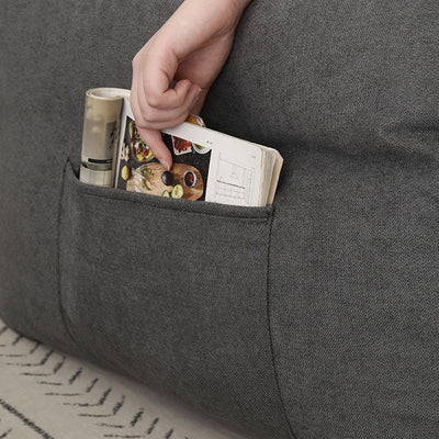 Canapé en tissu tatami carré minimaliste moderne pour salon 