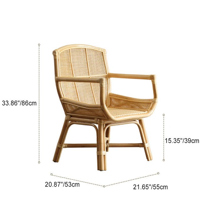Dossier et accoudoir de chaise d&