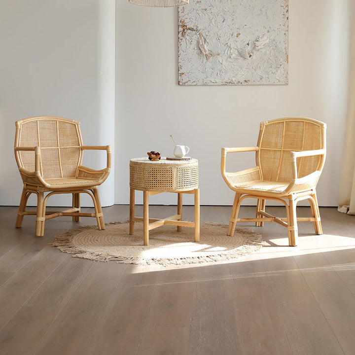 Dossier et accoudoir de chaise d&