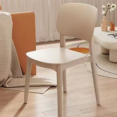 كرسي بلاستيك مربع عصري مبتكر بدون مسند ظهر لغرفة المعيشة 