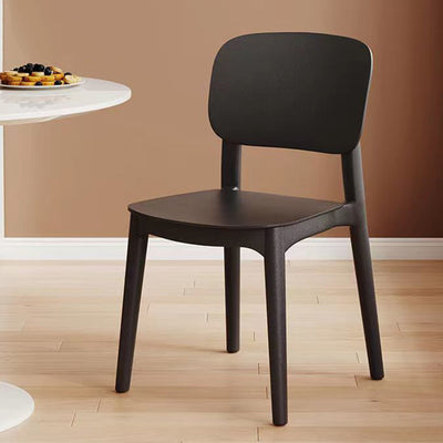 كرسي بلاستيك مربع عصري مبتكر بدون مسند ظهر لغرفة المعيشة 