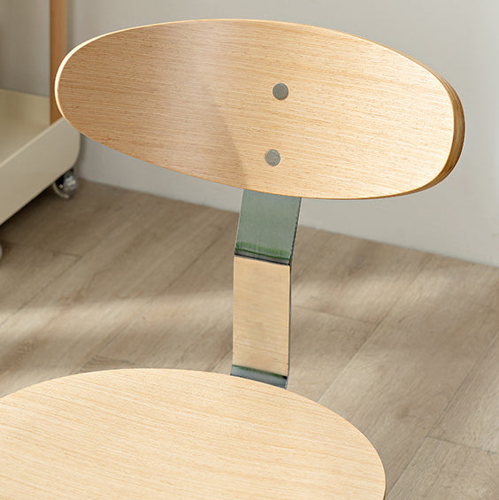 Chaise de salle à manger avec dossier en fer rembourré vintage traditionnel carré pour salle à manger 