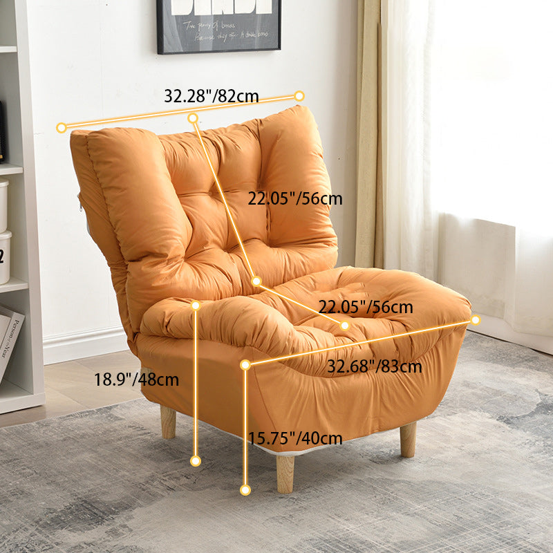 Sillón auxiliar rectangular moderno y minimalista de tela sherpa de tejido sintético, con estructura de acero y madera, respaldo y reposapiés, para sala de estar 