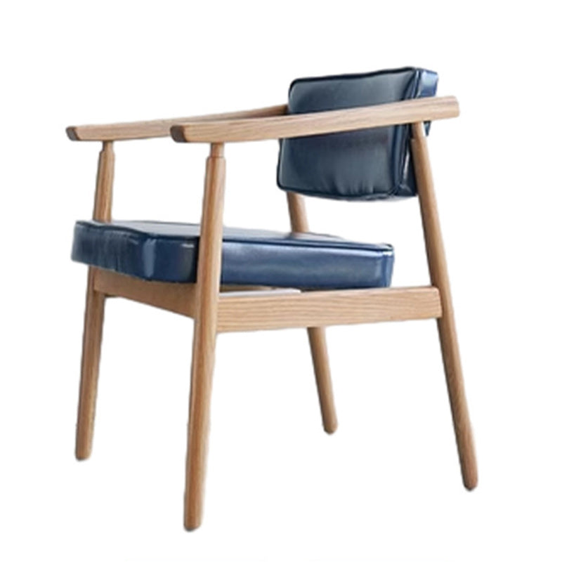 Silla de comedor de plástico de ratán cuadrada nórdica contemporánea con respaldo y reposabrazos para comedor 