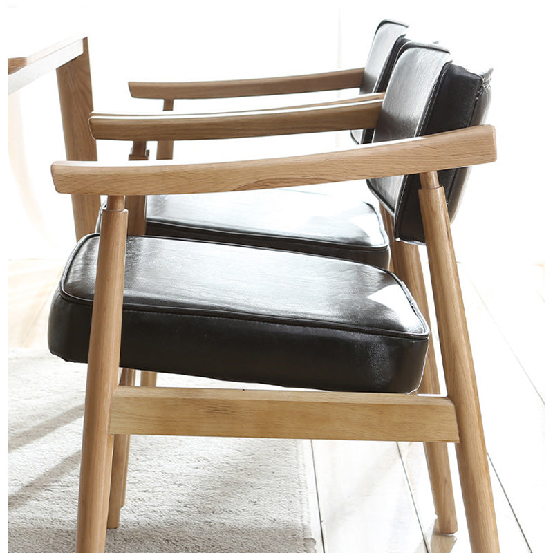 Silla de comedor de plástico de ratán cuadrada nórdica contemporánea con respaldo y reposabrazos para comedor 
