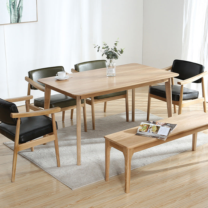 Silla de comedor de plástico de ratán cuadrada nórdica contemporánea con respaldo y reposabrazos para comedor 