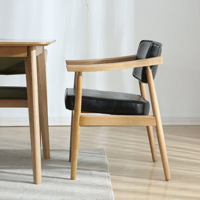 Silla de comedor de plástico de ratán cuadrada nórdica contemporánea con respaldo y reposabrazos para comedor 