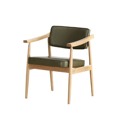 Silla de comedor de plástico de ratán cuadrada nórdica contemporánea con respaldo y reposabrazos para comedor 