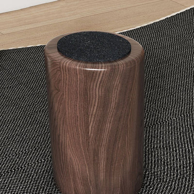Modern Simplicity Portable Curved Rectangular Technology Cloth Wood Legs Footstool For Entryway
