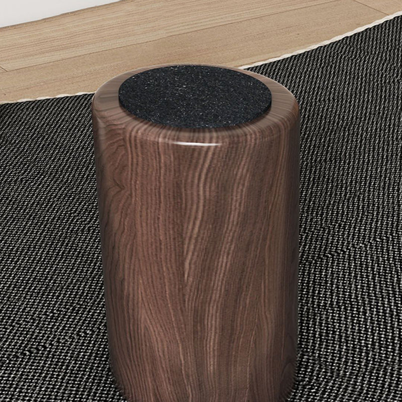 Modern Simplicity Portable Curved Rectangular Technology Cloth Wood Legs Footstool For Entryway