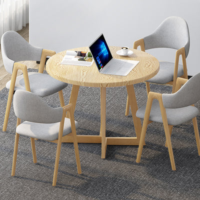 Silla de comedor contemporánea nórdica cuadrada tapizada con estructura de hierro y lino, respaldo curvado y reposabrazos para comedor 