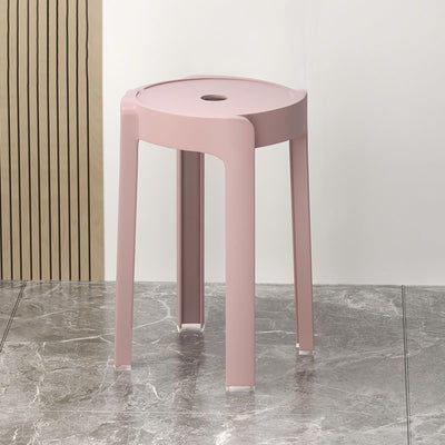 Silla de Comedor Apilable de Plástico Engrosado con Diseño Moderno Minimalista y Forma Redonda de Molino de Viento para Sala de Estar 