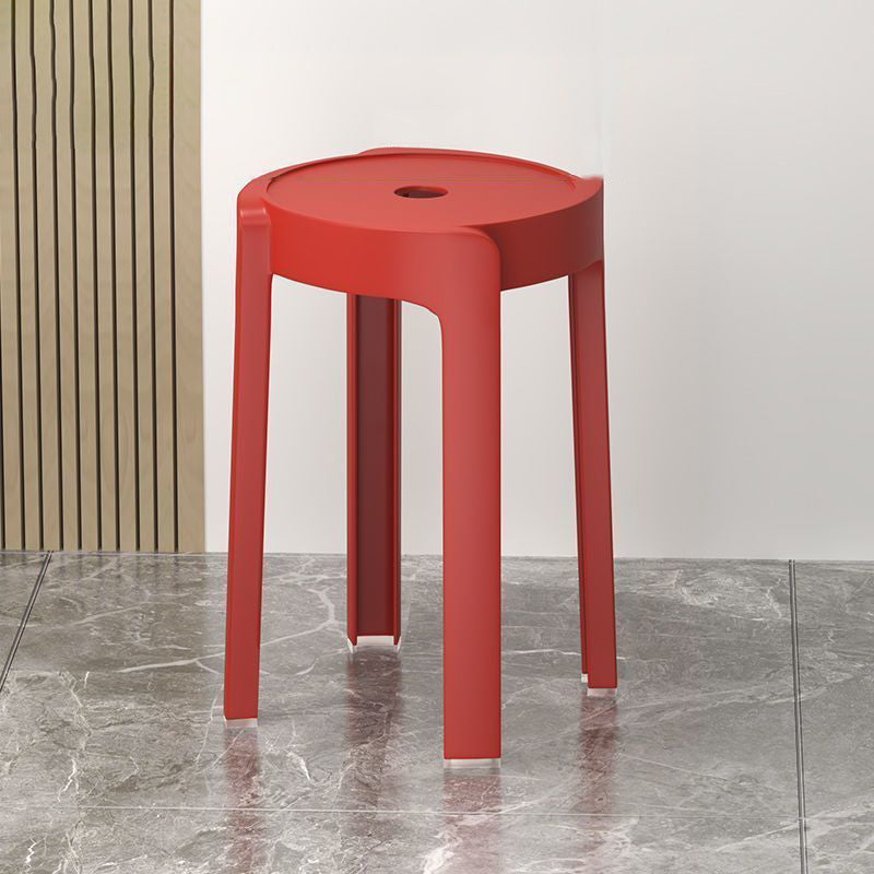 Silla de Comedor Apilable de Plástico Engrosado con Diseño Moderno Minimalista y Forma Redonda de Molino de Viento para Sala de Estar 