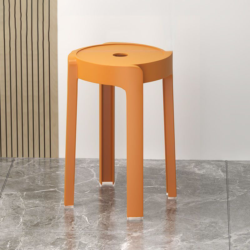 Silla de Comedor Apilable de Plástico Engrosado con Diseño Moderno Minimalista y Forma Redonda de Molino de Viento para Sala de Estar 