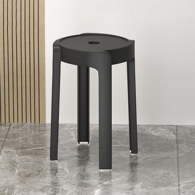 Silla de Comedor Apilable de Plástico Engrosado con Diseño Moderno Minimalista y Forma Redonda de Molino de Viento para Sala de Estar 