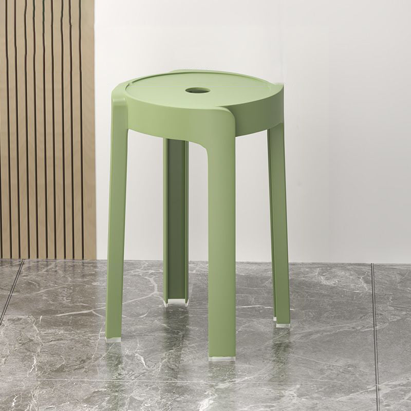 Silla de Comedor Apilable de Plástico Engrosado con Diseño Moderno Minimalista y Forma Redonda de Molino de Viento para Sala de Estar 