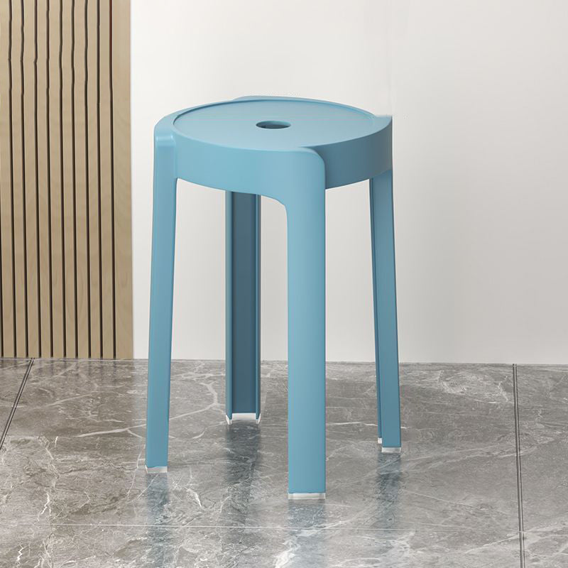 Silla de Comedor Apilable de Plástico Engrosado con Diseño Moderno Minimalista y Forma Redonda de Molino de Viento para Sala de Estar 