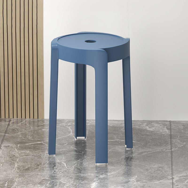 Silla de Comedor Apilable de Plástico Engrosado con Diseño Moderno Minimalista y Forma Redonda de Molino de Viento para Sala de Estar 