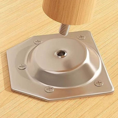 Mesa de café de madera maciza de forma de nube de mango minimalista moderna de 4 patas para sala de estar 