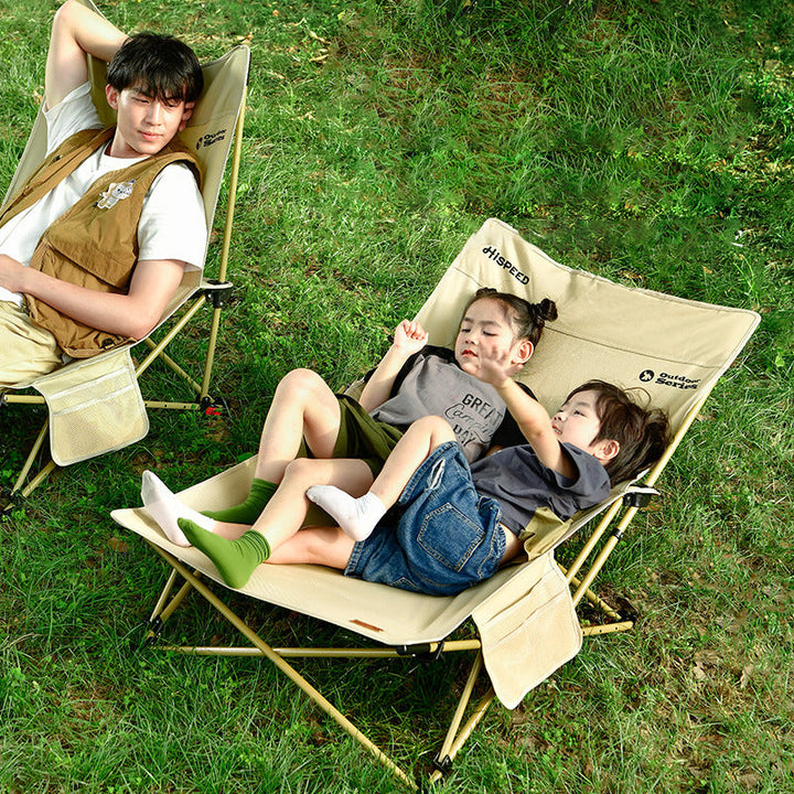 Modern Minimalist Fabric Carbon Steel Rectangular Square Recliner Backrest For Outdoor