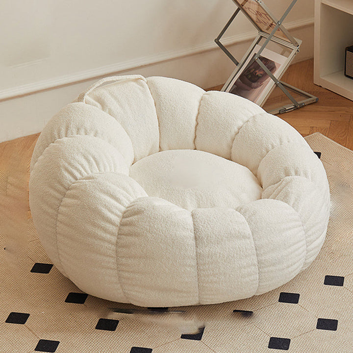 Contemporain Scandinave Flocon de Neige Velours Orbe Cylindre Accent Chaise Dossier Accoudoir Repose-pieds Pour Salon 