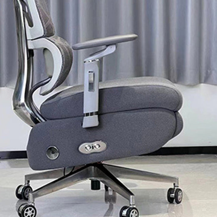 Modern Minimalist Square Rectangle Aluminum Alloy Velvet Electric Massage Desk Chair Backrest Armrest Footrest For Home Office