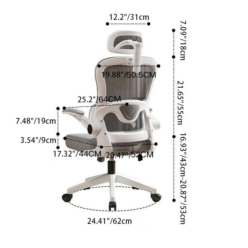 Silla de escritorio moderna minimalista de malla transpirable y nailon, con respaldo y reposabrazos, en formas rectangular, cuadrada, triangular y curva, para hogar u oficina 