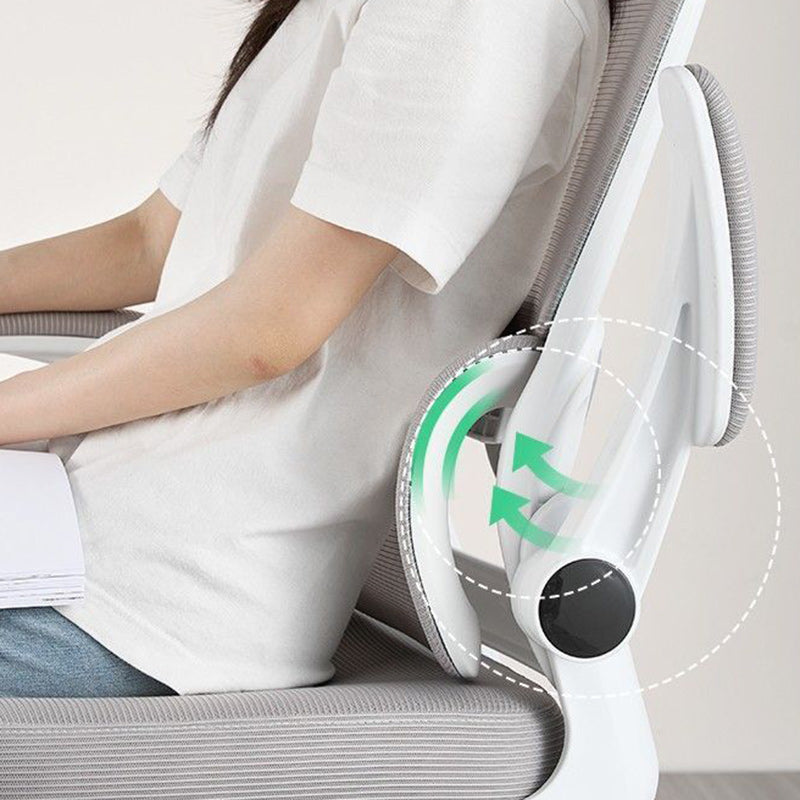 Moderno Minimalista Tela Nylon Rectángulo Cuadrado Triángulo Curva Escritorio Silla Respaldo Reposabrazos Para Oficina en Casa 