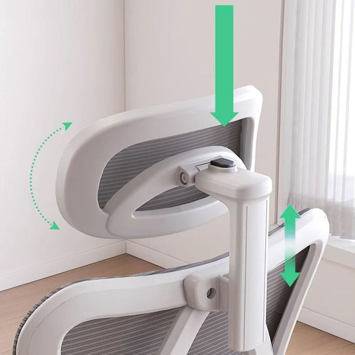 Silla de escritorio moderna minimalista de malla transpirable y nailon, con respaldo y reposabrazos, en formas rectangular, cuadrada, triangular y curva, para hogar u oficina 