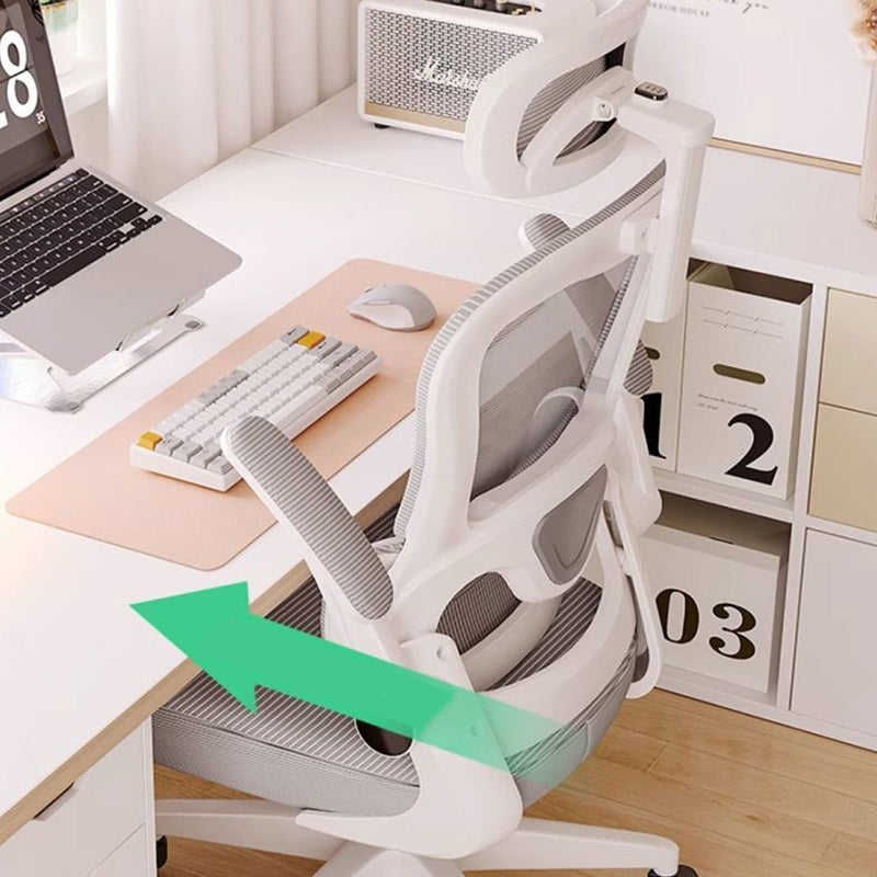 Moderno Minimalista Tela Nylon Rectángulo Cuadrado Triángulo Curva Escritorio Silla Respaldo Reposabrazos Para Oficina en Casa 