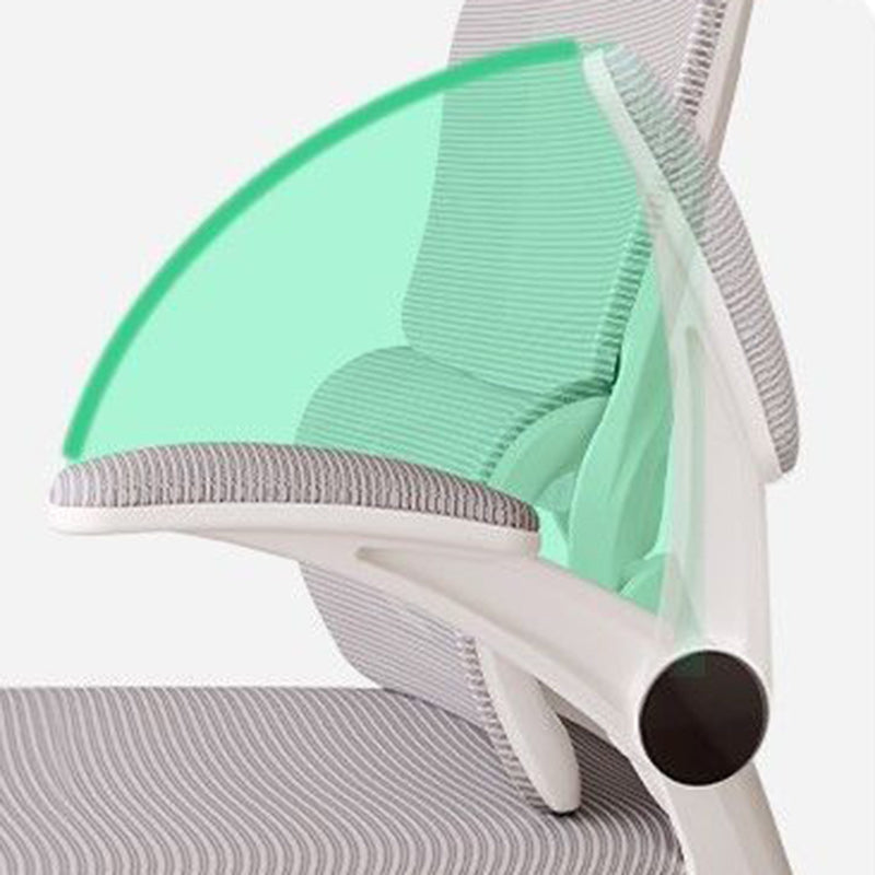 Silla de escritorio moderna minimalista de malla transpirable y nailon, con respaldo y reposabrazos, en formas rectangular, cuadrada, triangular y curva, para hogar u oficina 