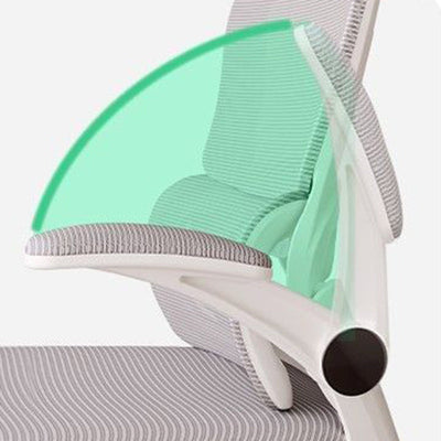 Moderno Minimalista Tela Nylon Rectángulo Cuadrado Triángulo Curva Escritorio Silla Respaldo Reposabrazos Para Oficina en Casa 