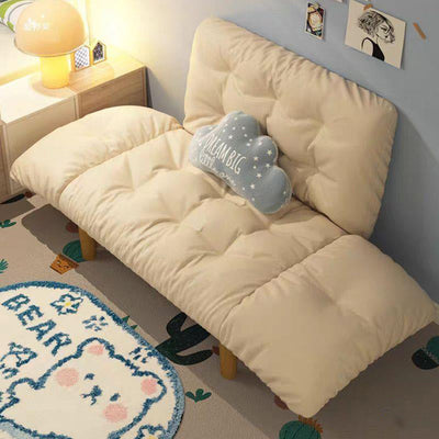 Canapé contemporain en tissu scandinave, bois massif, rectangle, treillis, pieds cylindriques, dossier, accoudoir pour salon 