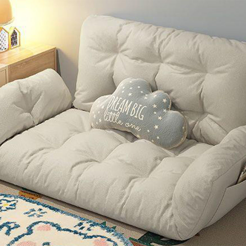 Canapé contemporain en tissu scandinave, bois massif, rectangle, treillis, pieds cylindriques, dossier, accoudoir pour salon 