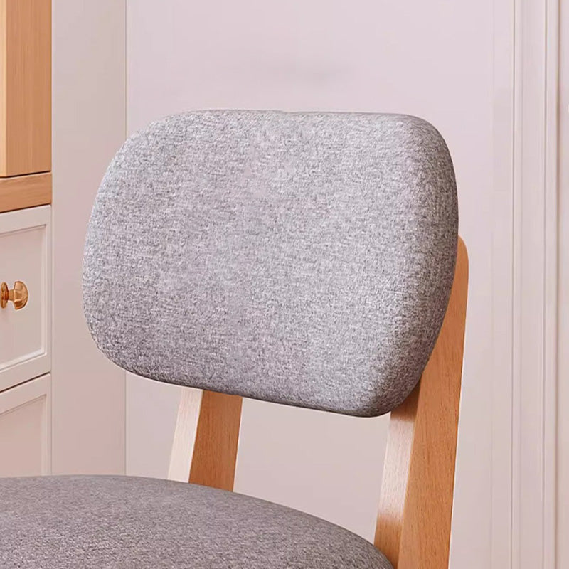 Traditioneller japanischer Holzrahmen PU-Leder quadratische Barhocker Rückenlehne Fußstütze für Esszimmer 