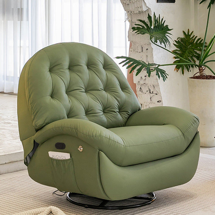 Chaise d'appoint contemporaine scandinave en acier au carbone avec dossier rembourré en similicuir 