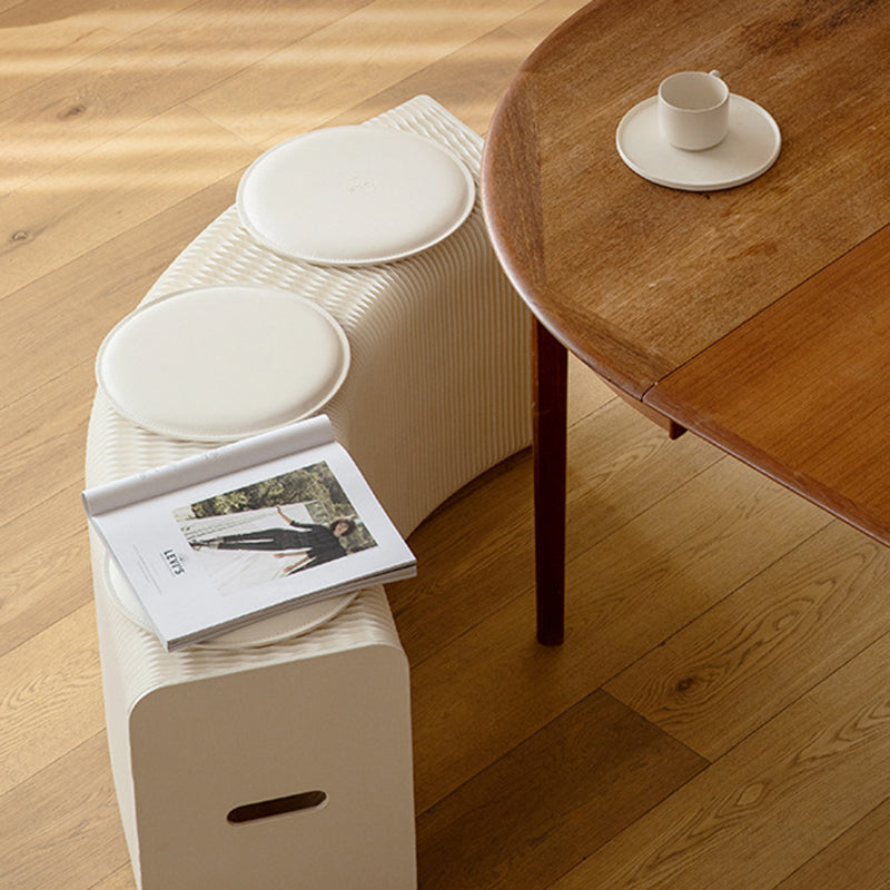 Contemporary Nordic Magnetic Organza Paper Expansion Foldable Chair For Living Room