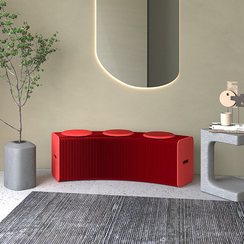 Zeitgenössischer nordischer magnetischer Organza-Papier-Erweiterungs-Klappstuhl für das Wohnzimmer 