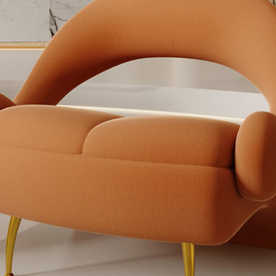 Moderner Luxus PU-Leder gepolsterter Esszimmerstuhl mit Flügelrückenlehne ohne Armlehnen für das Esszimmer 