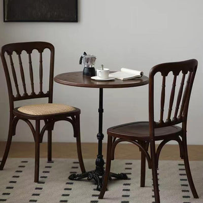 Chaise de Salle à Manger Moderne en Cuir Luxueux Courbé avec Dossier en Acier au Carbone 